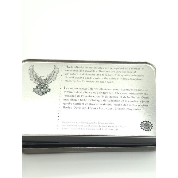Harley-Davidson Playing Cards New-Sealed Set With Collectible Tin - "An American - Picture 4 of 5